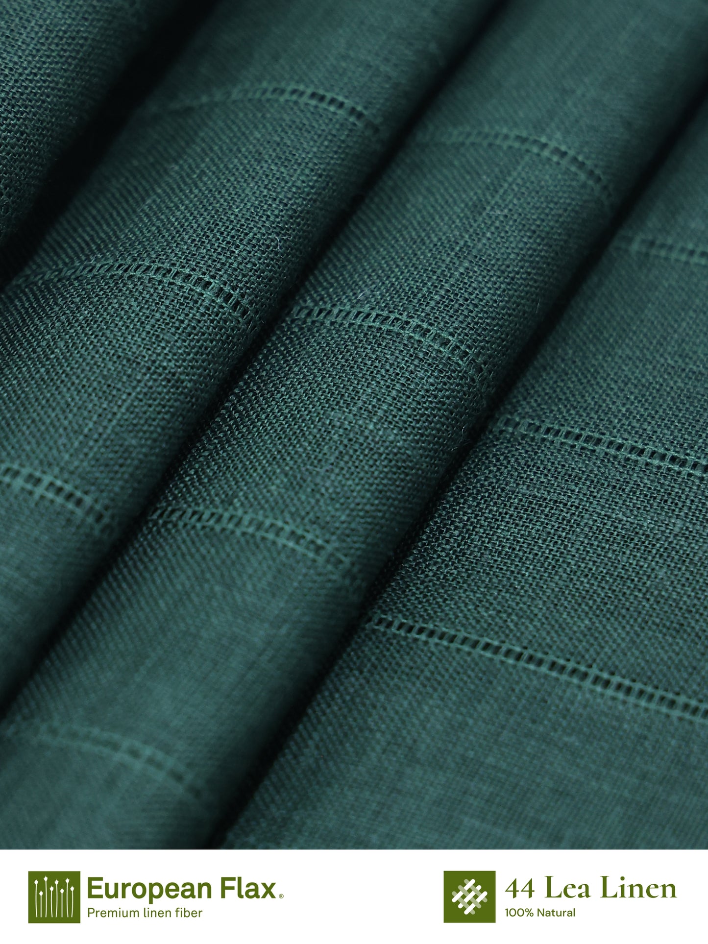 Verdant 100% Linen Stripe