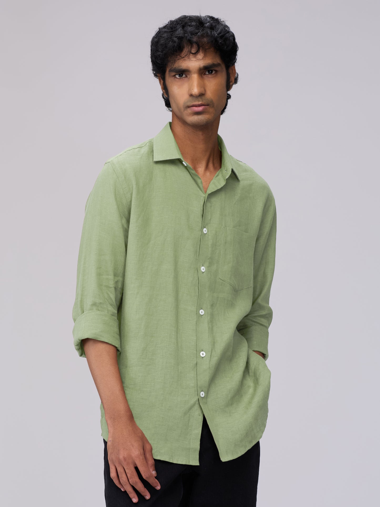 Evergreen 100% Linen Classic